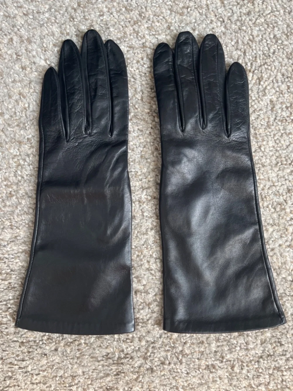Leather & Silk gloves